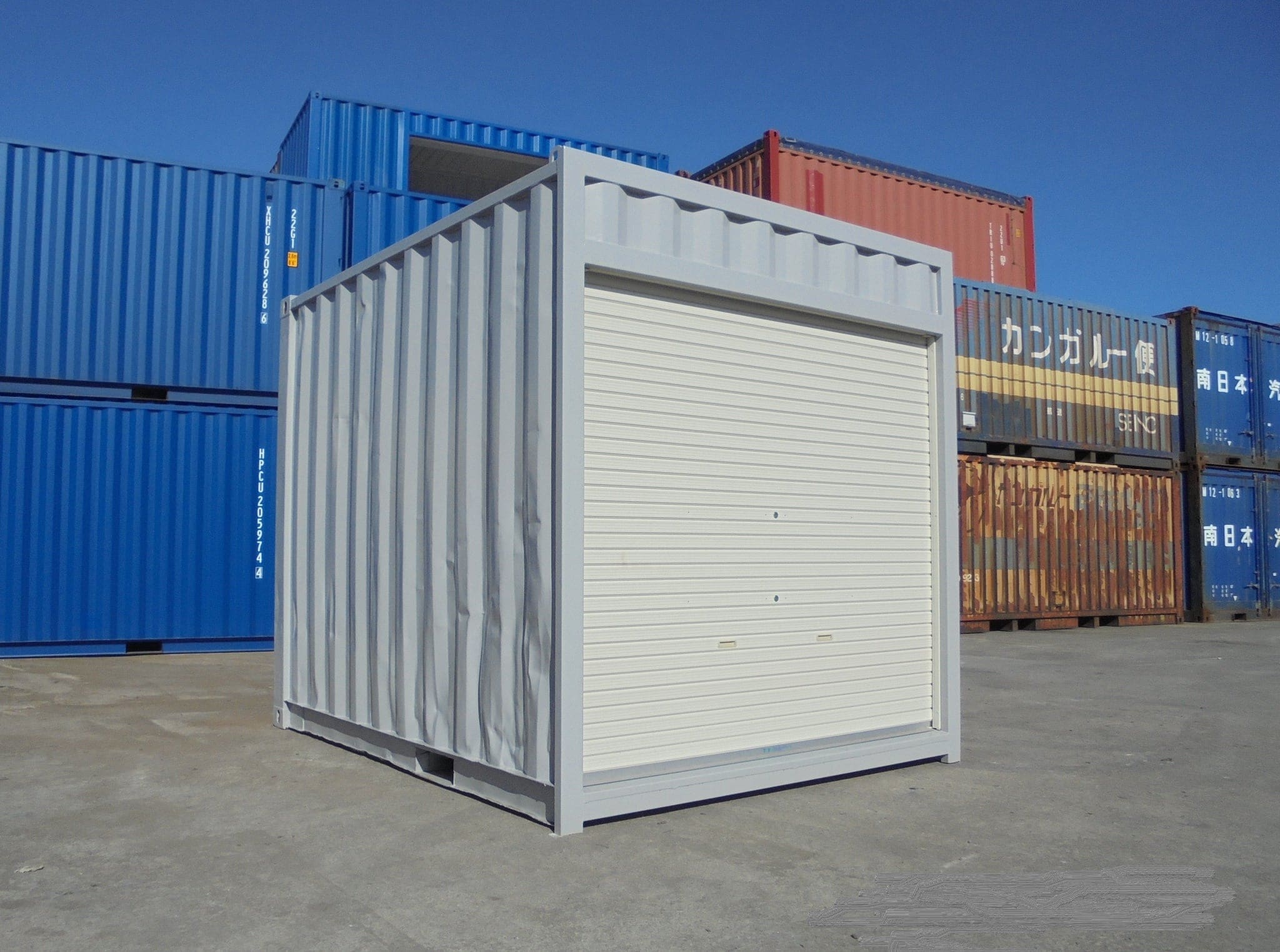 Shipping container roller door kit