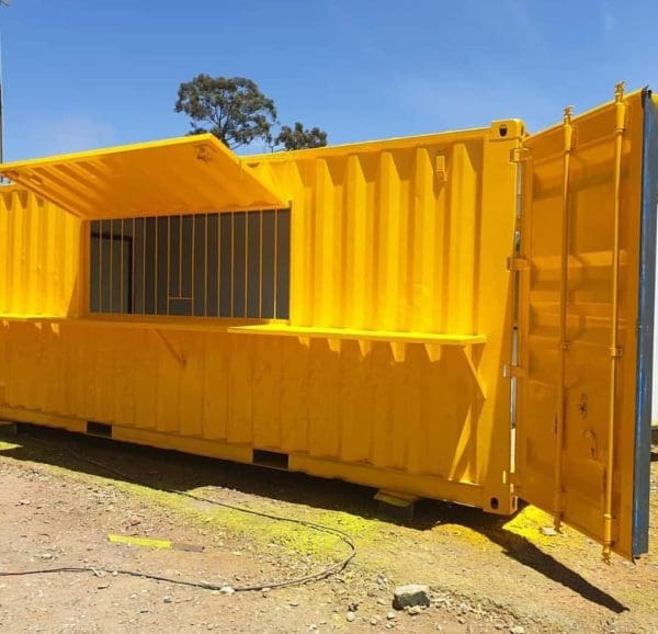 20ft shipping container café price