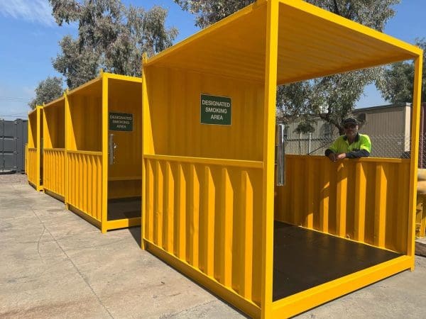 10 ft smoke area container australia